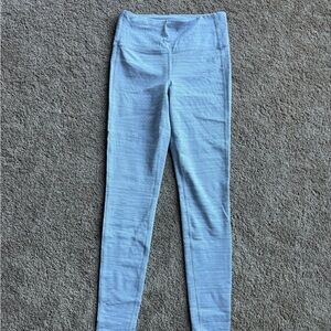 Athleta White Textured High-Waisted Leggings